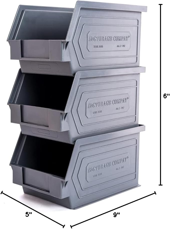 Plastic Storage Bins, Storage Organizer Bin - Image 8