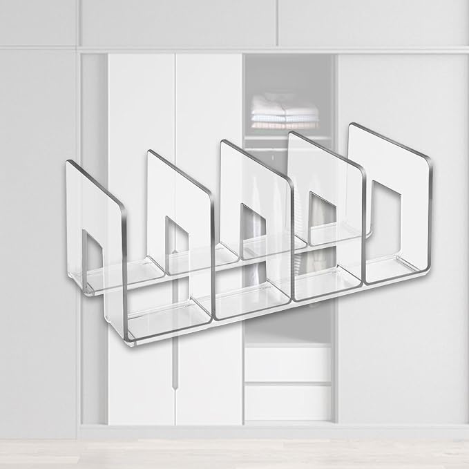 Wardrobe Divider Shelf Purse Organizer - Image 4