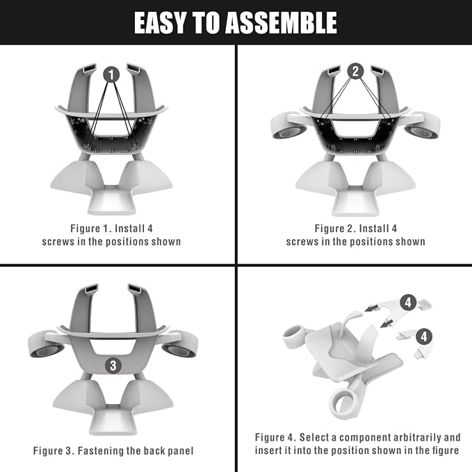 Dollox VR Stand, VR Headset Stand VR Display Holder Storage Virtual Reality - Image 4