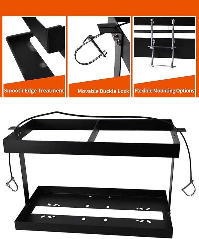 Fuel Jug Container Holder, Fits Two 5 Gallon Gas Can, Compatible - Image 3