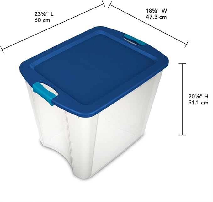 Sterilite 8-Pack Latch and Carry, 27 Gallon - Image 2