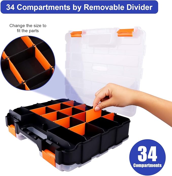 Small Parts Organizer Double Sided Parts Organizer - Image 4