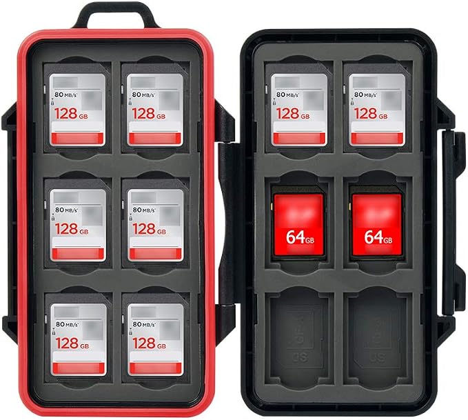 PROfezzion 24 Slots SD Card Holder, Water-Resistant & Anti Shock Designed - Image 8