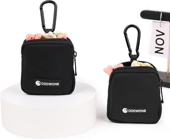 Dog Treat Pouch 2 PCS, Waterproof Small Dog Treat Bag - Image 4