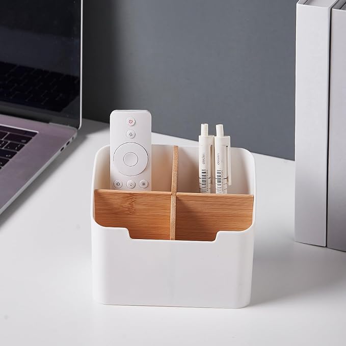 Remote Control Holder, Wood and Plastic Remote Control Holder - Image 3