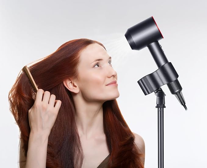Hair Dryer Holder Hands Free 59in/150cm Height Adjustable Blower Stand - Image 7
