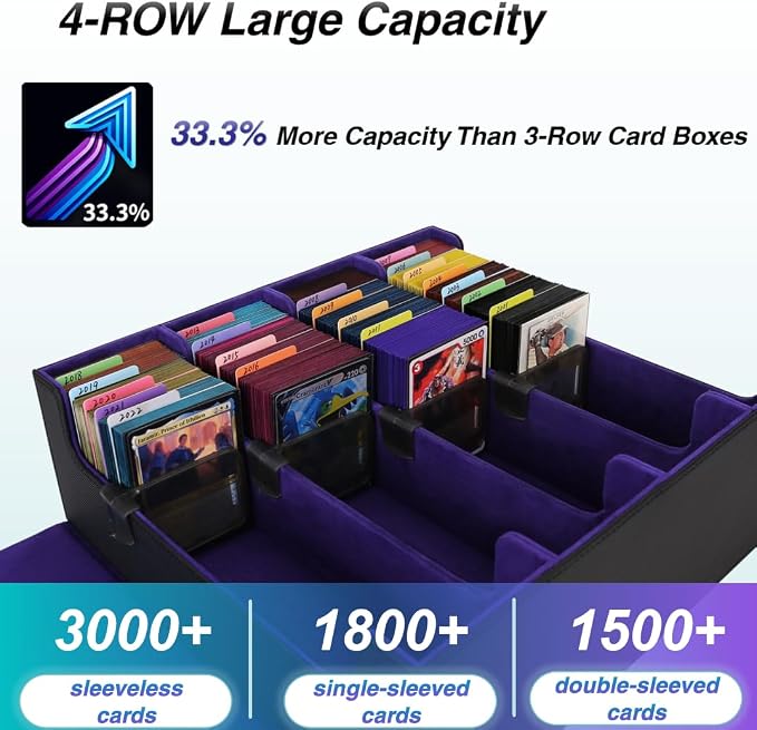 Venssu Card Storage Box For Trading Cards - Image 2