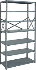 Quantum Storage Systems 75-1842-7 IRONMAN Solid Heavy Duty 7 Shelves 75" H x by QuantumStorageSystems