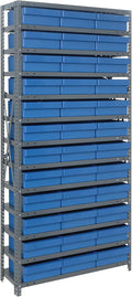 Quantum Storage Systems 1275-801BL Solid Heavy Duty 13 Shelves 36 Super Tuff by QuantumStorageSystems