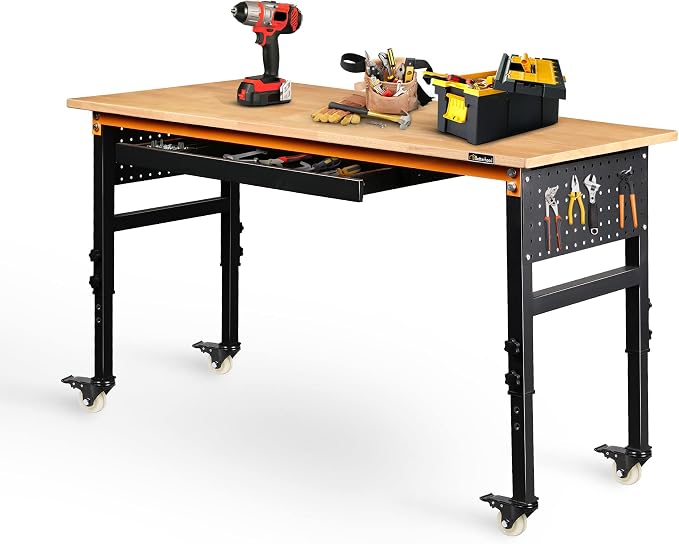 Betterhood 60" Adjustable Workbench by Betterhood