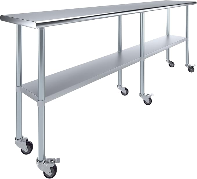 AmGood Stainless Steel Work Table by AmGood