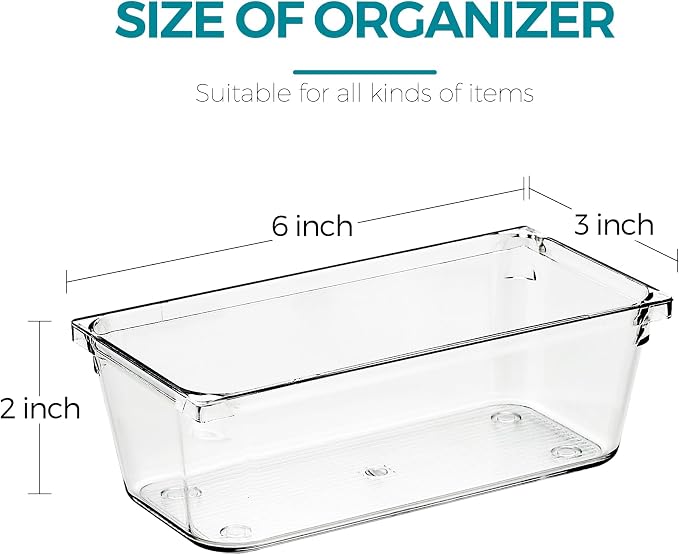 4 Pack Drawer Organizer - Image 2
