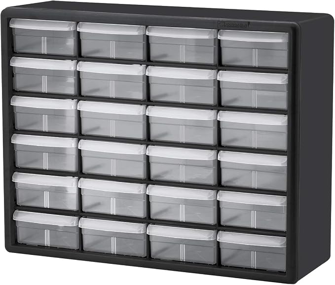 Akro-Mils 24-Drawer Plastic Drawer Storage Cabinet by Akro-Mils