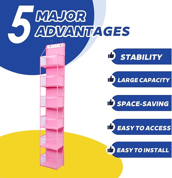 6-Tier Over The Door Hanging Organizer - Image 4