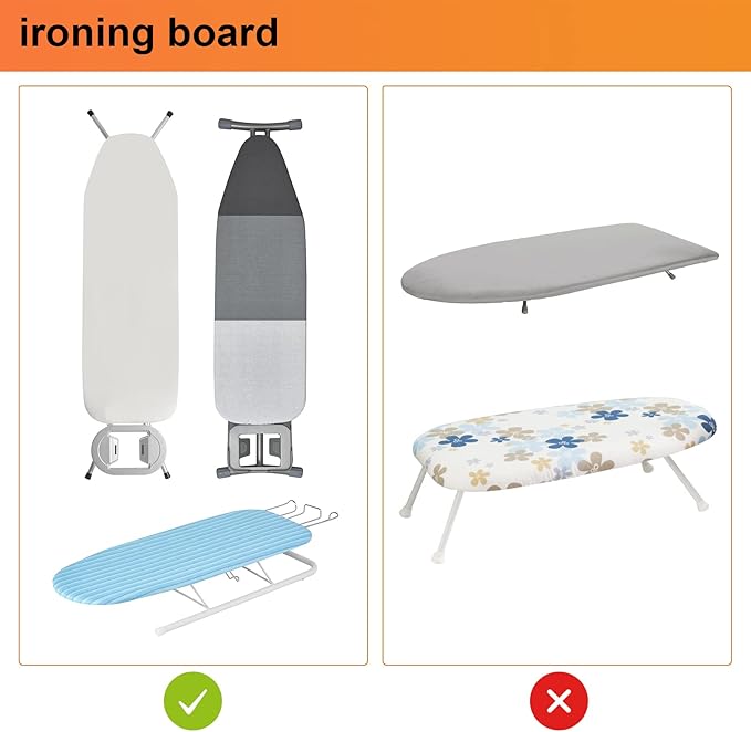 ORLESS Over The Door/Wall Mount Ironing Board Hanger, Laundry Room Iron and - Image 8