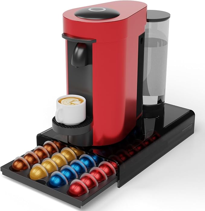 Coffee Pods Storage for Nespresso Vertuo Capsules Organizer, by LifeMoreasy