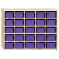 Contender 25 Trays Birch Hardwood Shelving Unit by Contender