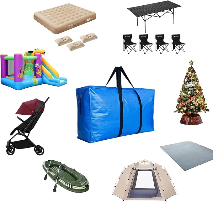 155 Gallon Extra Large Storage Bags, Jumbo Moving Storage Bags, Foldable Big - Image 7