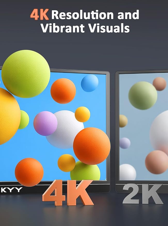 KYY 4K Portable Monitor 15.6" Portable Monitor - Image 2