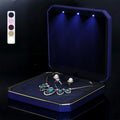 HSLFUAI Necklace Box with Led Light, Jewelry Box by Homestorageforyouandi