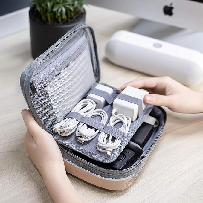 pack all Electronic Organizer, Cable Organizer Bag, Cord Travel Organizer - Image 7