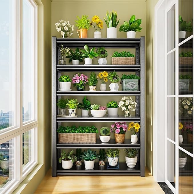 Garage Storage Shelves, 5 Tier Shelving Unit, 40 inch Wide, 18” Deep, 78” Tall - Image 2