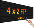 Ezlaino PVC Slat Wall Paneling 4FT x 2FT- Thickened & Durable, Waterproof by Ezlaino