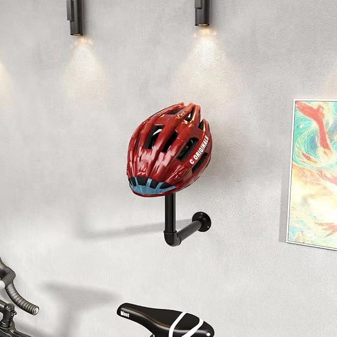 PEI Motorcycle Accessories Helmet Holder, Metal Hat Rack, Wig Storage Holder - Image 6