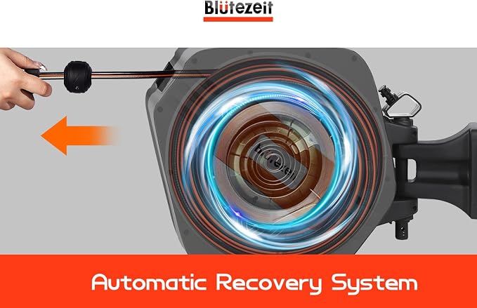 Blütezeit Retractable Garden Hose Reel Wall-Mount Heavy Duty - Image 3