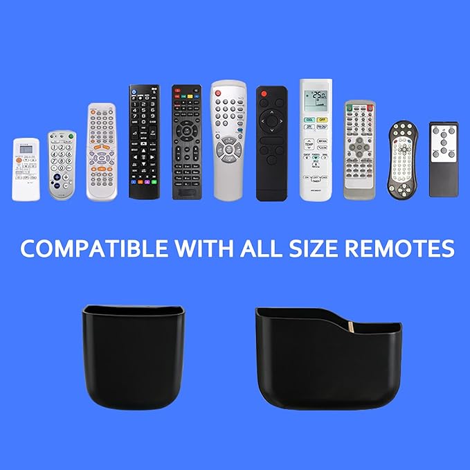 Remote Holder Wall Mount TV FAN Remote Control Holder Bedside Caddy Wall - Image 2