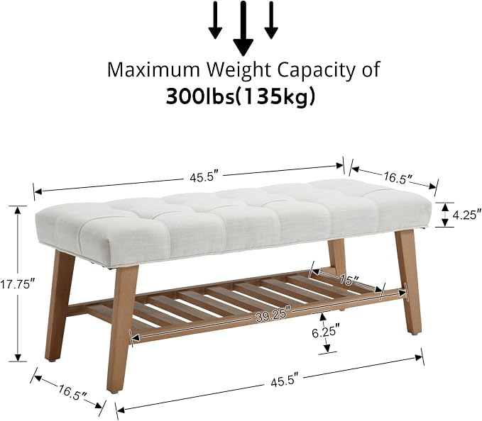 Entryway Shoe Bench Storage Benches - Image 2