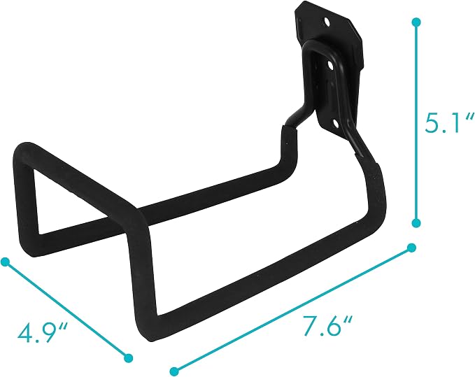 PHYEX Garden Hose Holder Wall Mount, Metal Hanger - Image 2