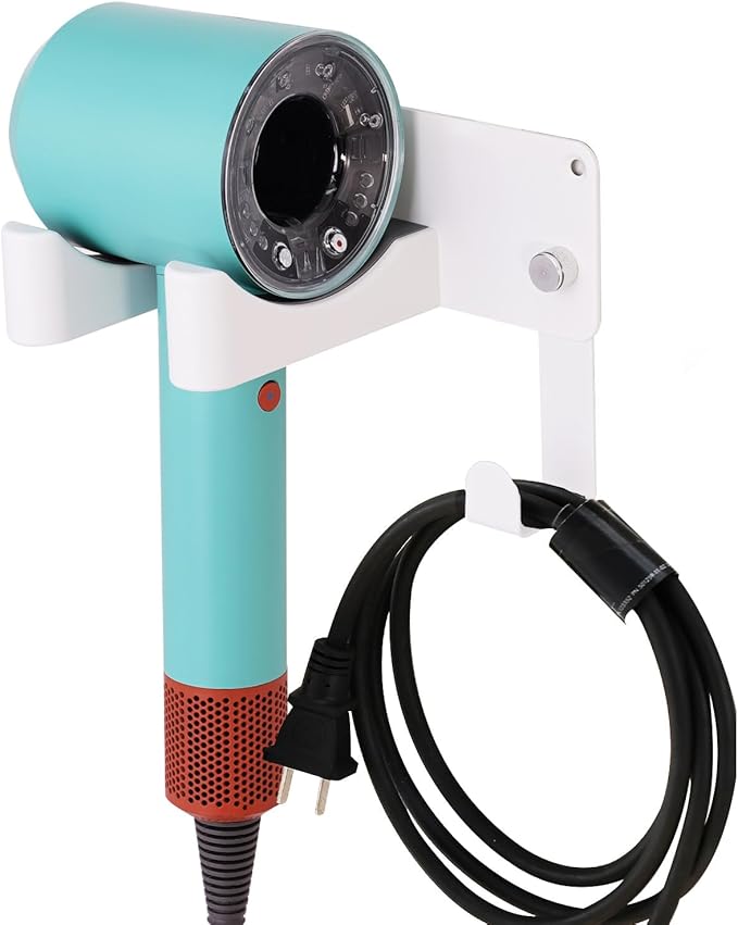 Hair Dryer Holder, Aluminum Alloy Blow Dryer Holder by Uemusi