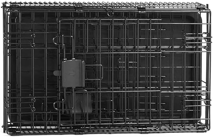 Amazon Basics Durable, Foldable Metal Wire Dog Crate - Image 4