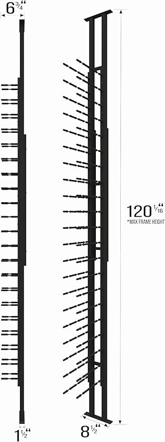 Ultra Wine Racks Floor-to-Ceiling Mount Display - Image 3