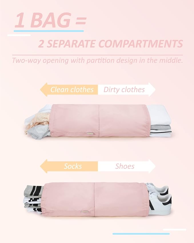 BAGSMART 6 Set /4 Set/2 Set Compression Packing Cubes - Image 2