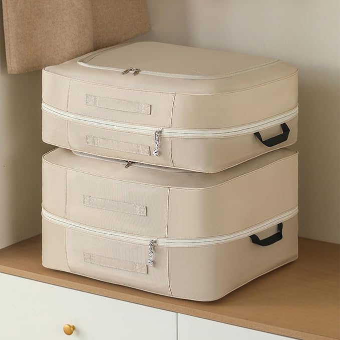 Closet Storage Bag, Space-Saving Blanket and Comforter Organizer, Compression - Image 4