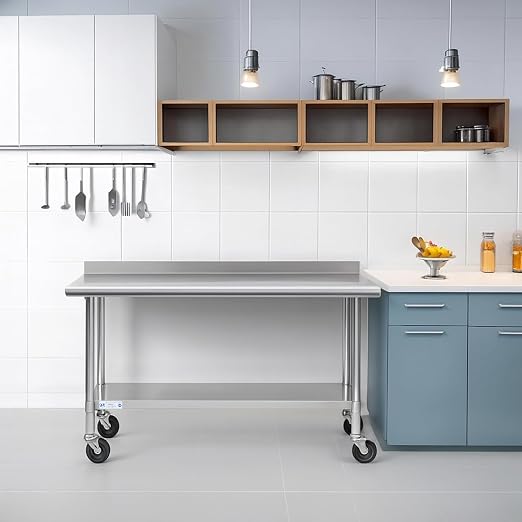 Stainless Steel Table for Prep & Work 24 x 72 Inches - Image 8