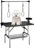 VFK 36" Dog Grooming Table, Foldable Pet Grooming Table by Unknown