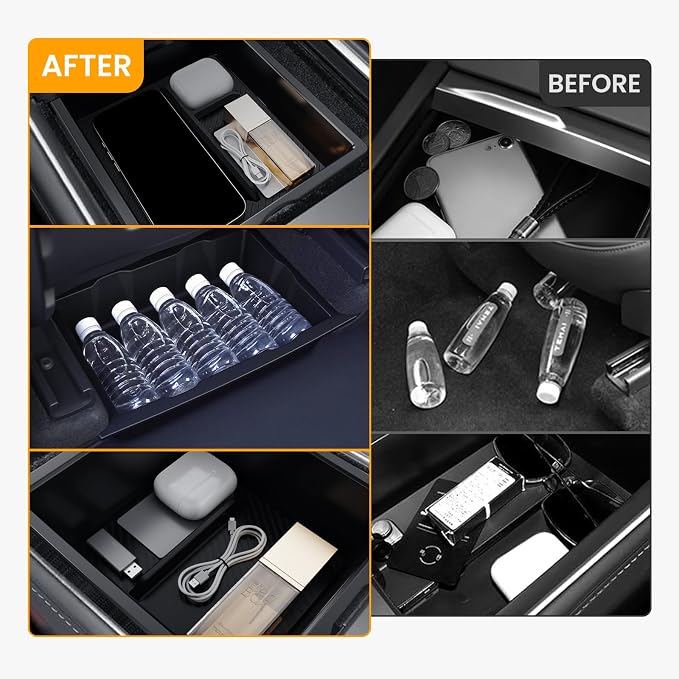 5PCS Center Console Organizer Tray - Image 2