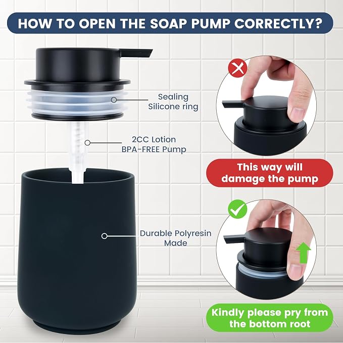 Black Bathroom Accessories Set - Image 7