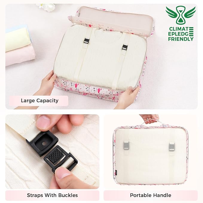 BAGAIL 8 Set Packing Cubes Luggage Packing Organizer Bags - Image 6