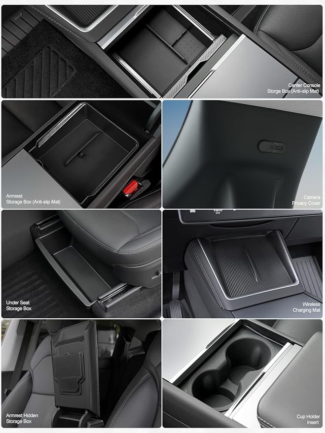 10PCS Center Console Organizer Tray - Image 7