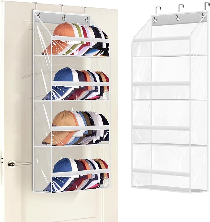 AOODA Clear Over the Door Hat Racks by AOODA