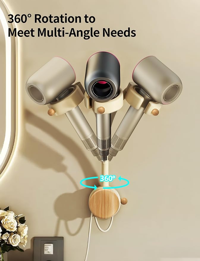 Hair Dryer Holder Wall Mounted - Image 3