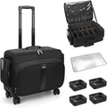 Large Rolling Makeup Case，Professional Makeup Artist Bag by OrganizeYourMakeup