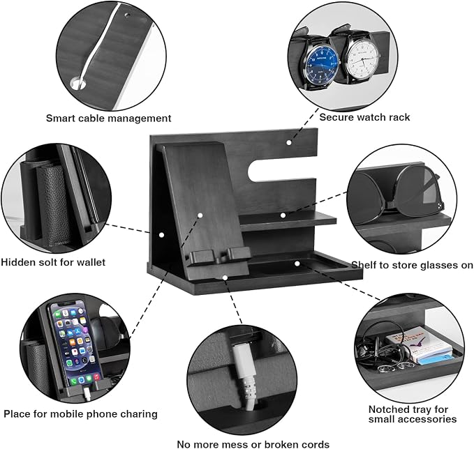 Wood Phone Docking Station - Image 4
