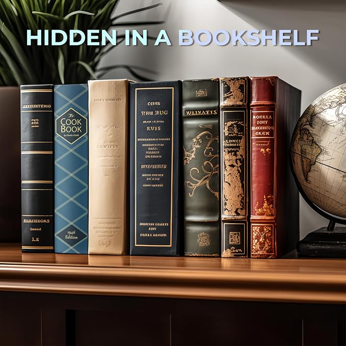 Book Safe with Combination Lock, Hidden Safe with Fireproof Bag, Secret - Image 5