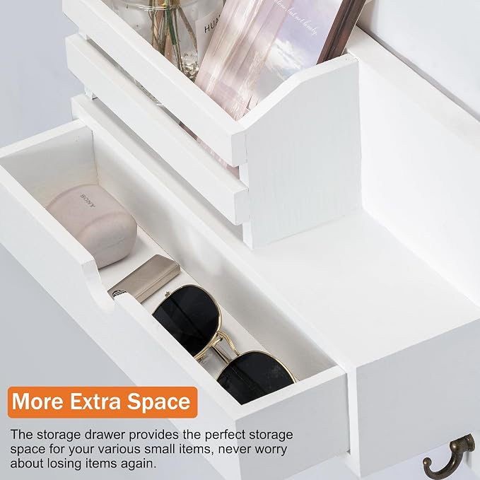 Key and Mail Holder for Wall, Mail Organizer Wall Mount - Image 3