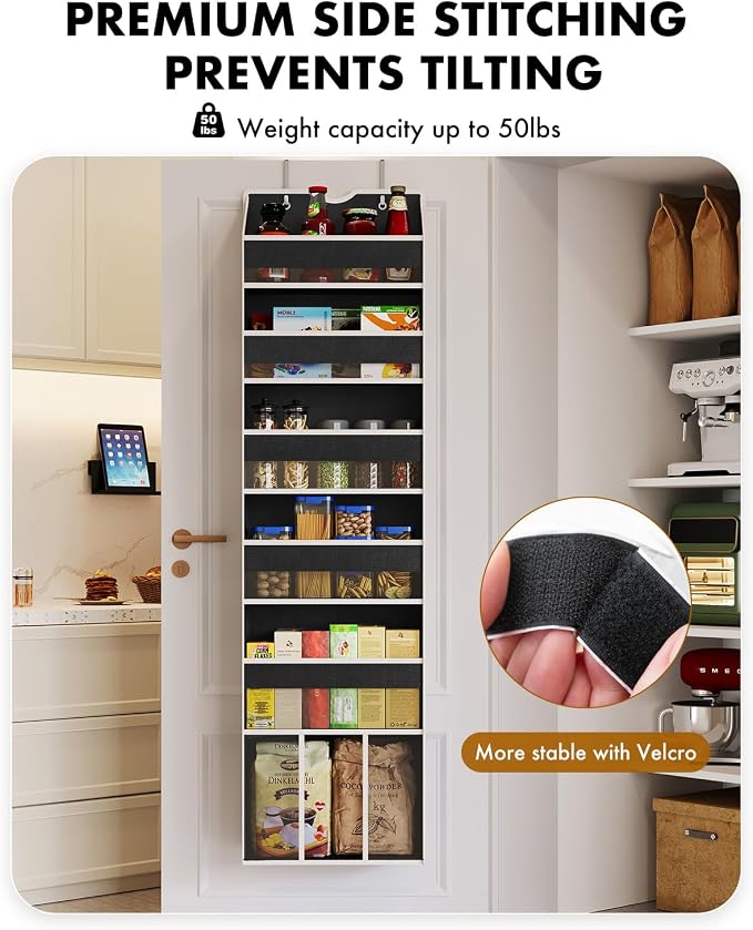 Over The Door Organizer Hanging 6-Shelf Storage Organizer - Image 5
